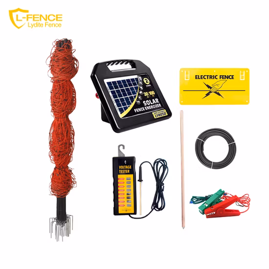 Red de cerca eléctrica de 90cm de altura para caballos de granja